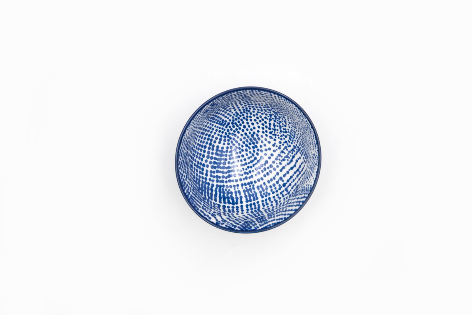 Schale Dipschale Keramik blau Landhausstil