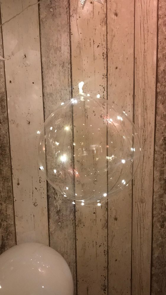 Leuchtballon mit 30er LED Kette Weihnachtsschmuck