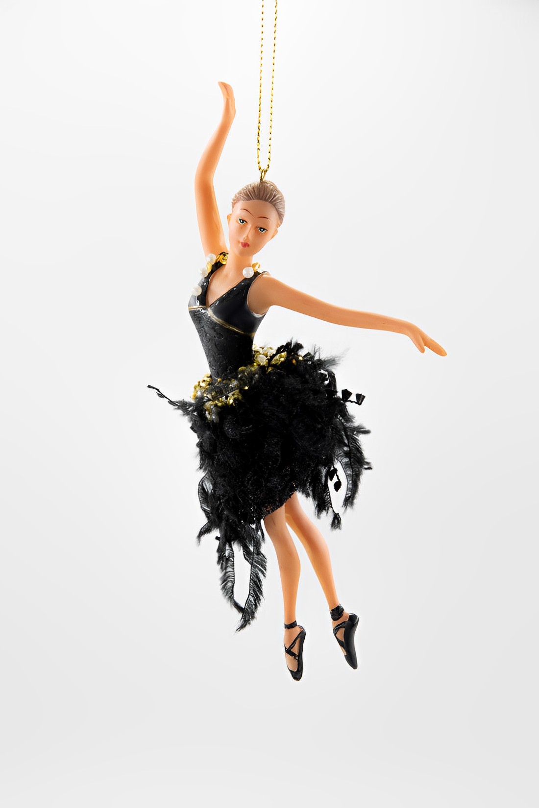 A&G  Ballerina Tänzerin black Christbaumschmuck   
