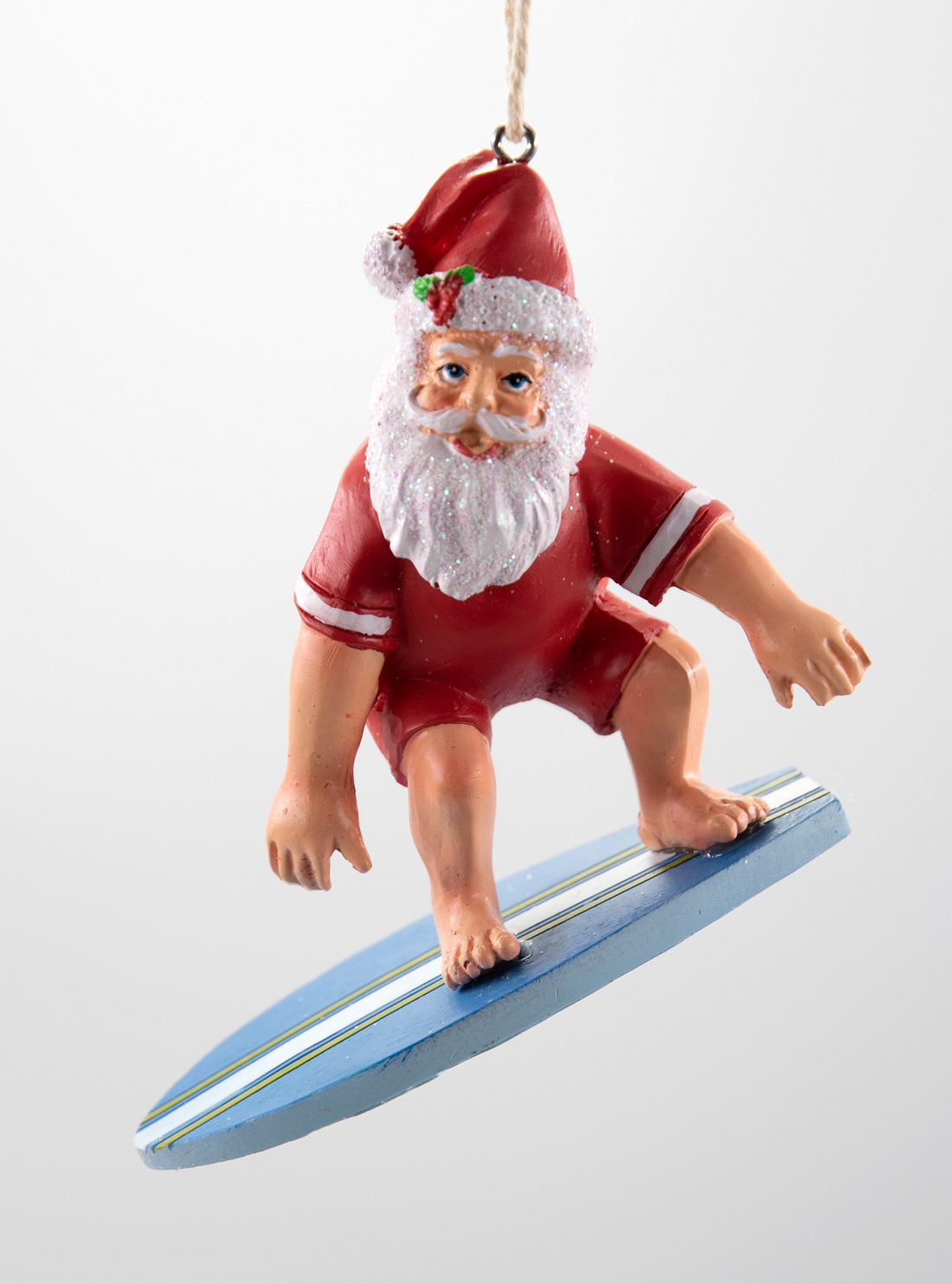 Kurt S. Adler Santa on Surfboard Weihnachtsschmuck 