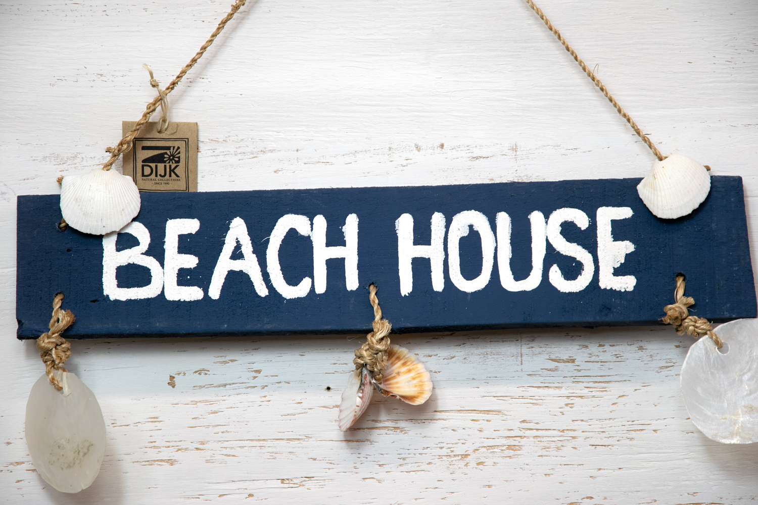 Türschild Beach House blau Holz Maritim  Landhausstil