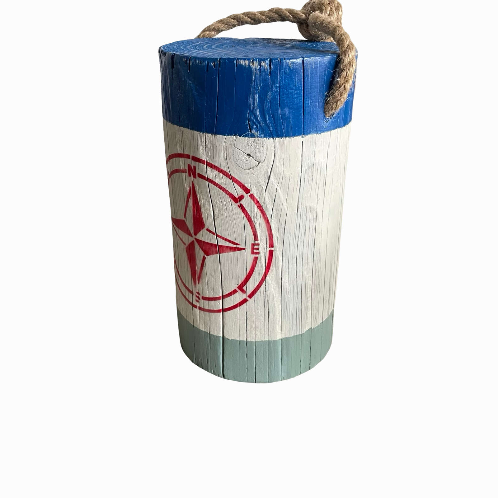 Deko Hummerboje Holz-Boje rund Türstopper Maritim
