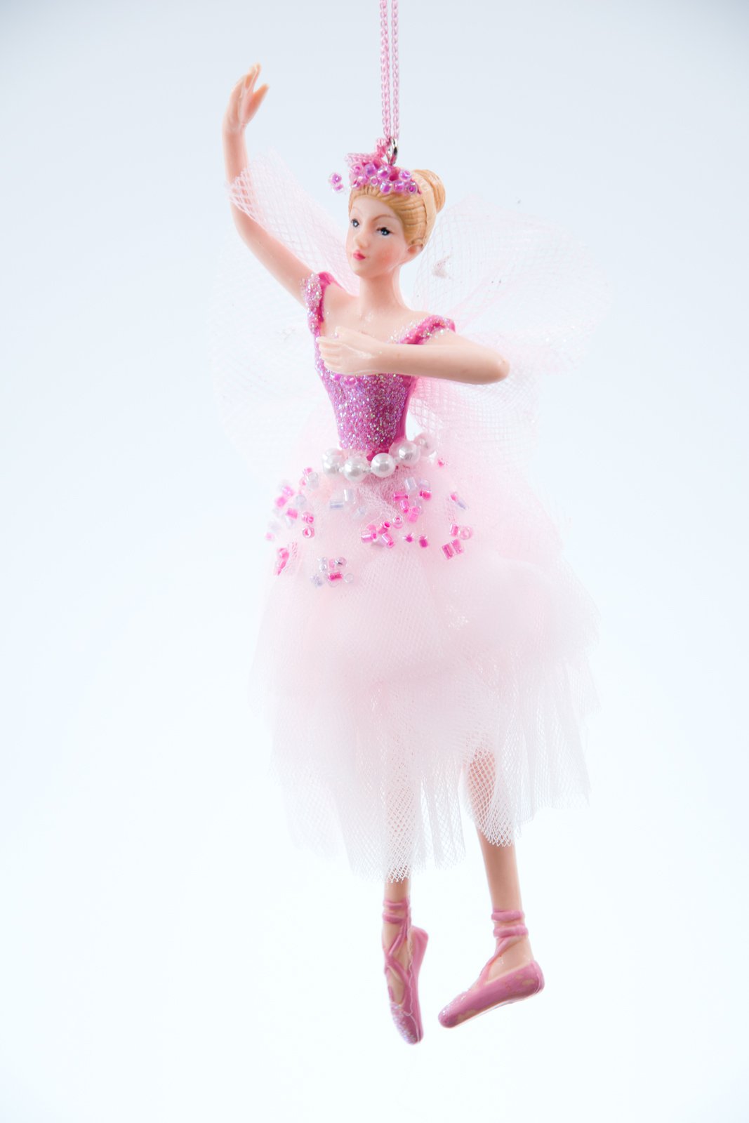 Gisela Graham Sugar Ballerina Plum Fairy  Weihnachtsschmuck 