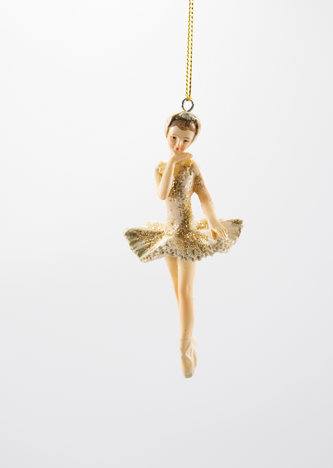 Ballerina gold Christbaumschmuck  