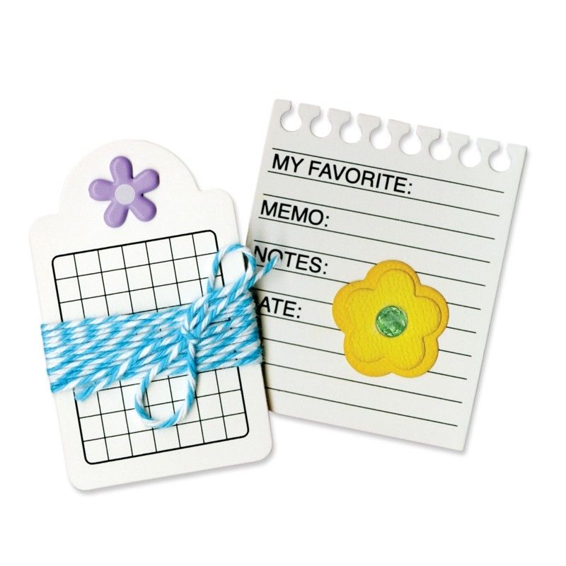 Framelits & Stamps Notebook Paper Tag & Ticket