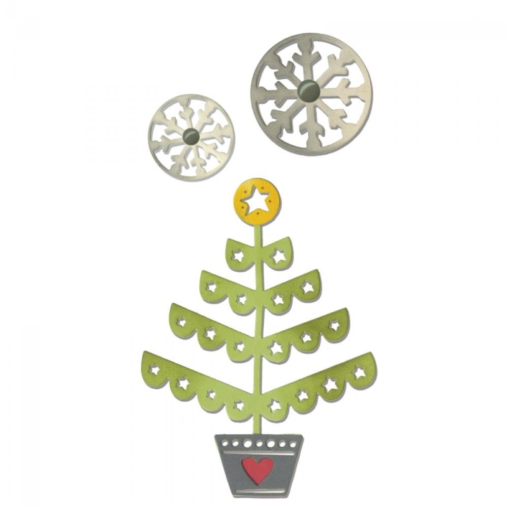 Thinlits Drifting Christmas Tree & Snowflake