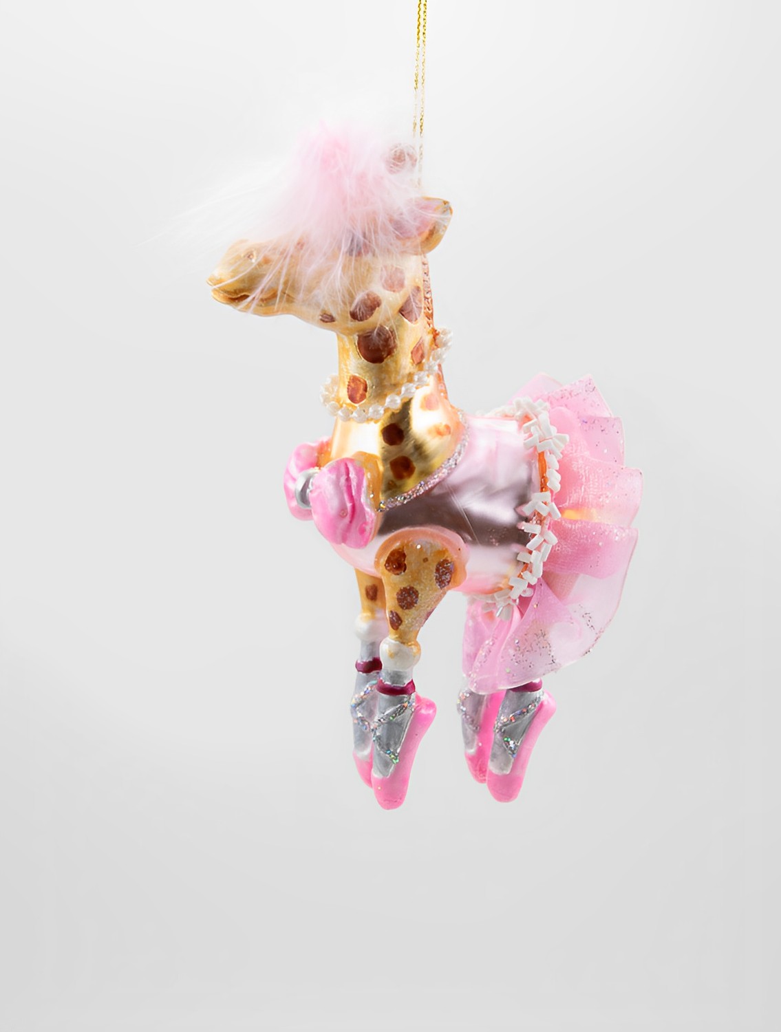 Weihnachtsschmuck Hänger Giraffe Ballerina