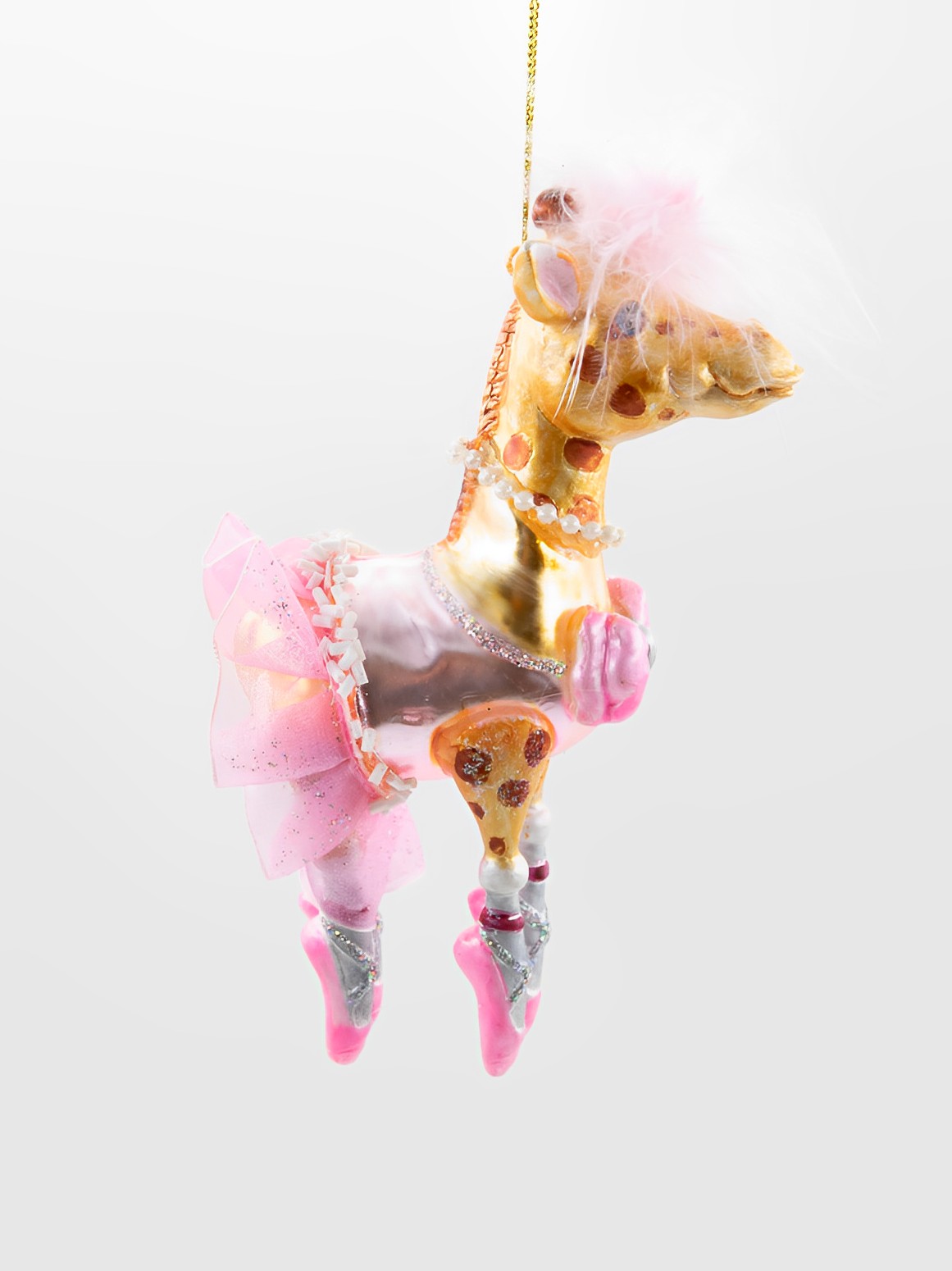 Weihnachtsschmuck Hänger Giraffe Ballerina