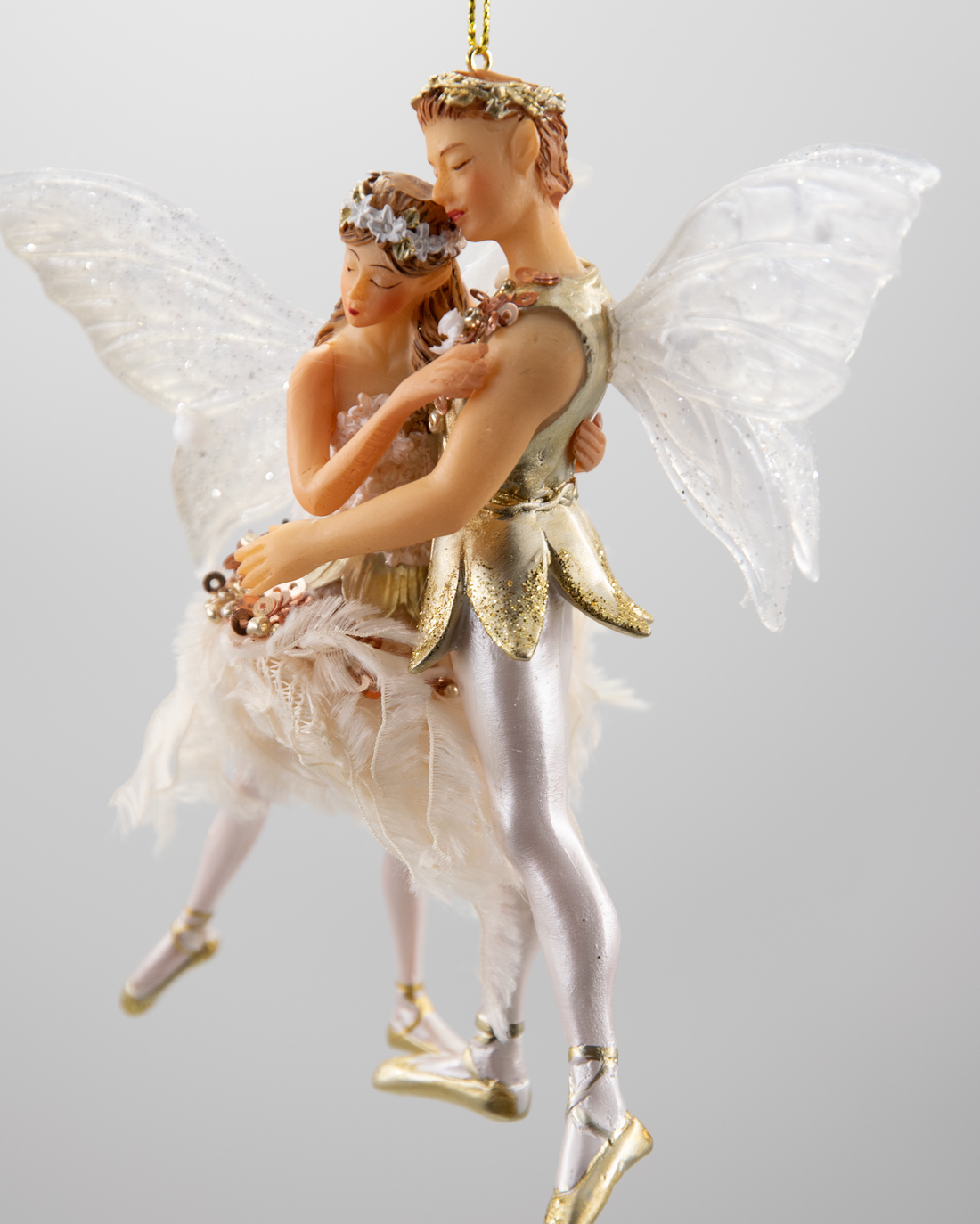Tanzendes Paar Ballerina Tänzer Christbaumschmuck  