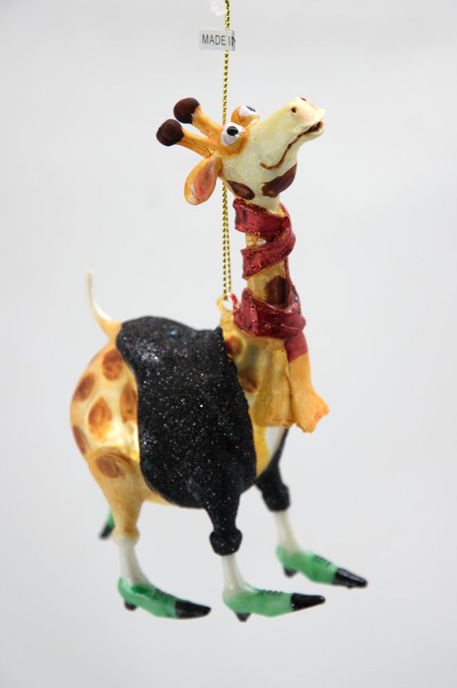 Giraffe mit Schal Weihnachtsschmuck