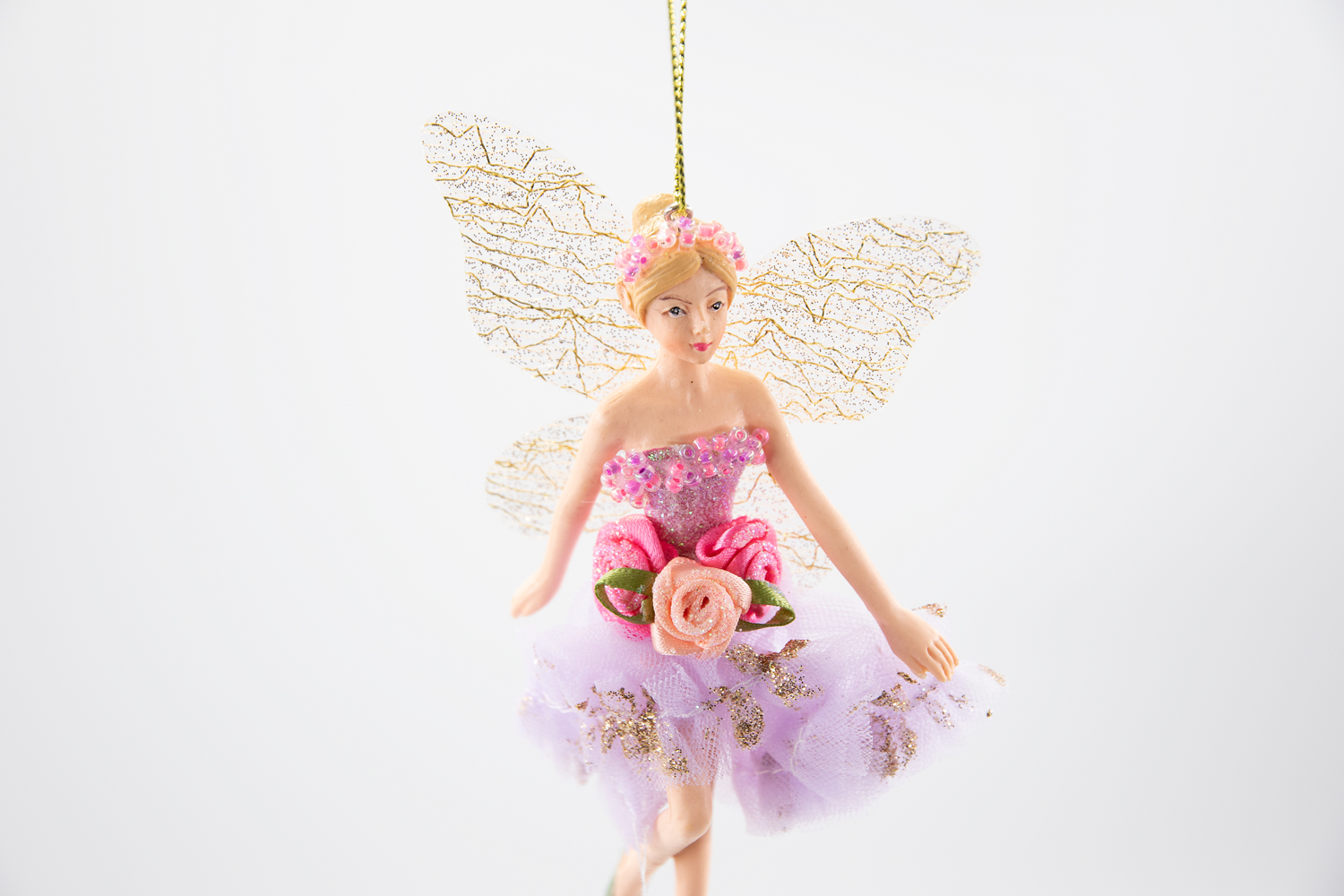 Gisela Graham Pastell Fairy Ballerina Weihnachtsschmuck